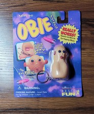 Basic Fun OBIE keychain Rare Vintage Really W...