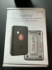 FastHelp Medical Alert Device Monitored Alert System One Touch - Used