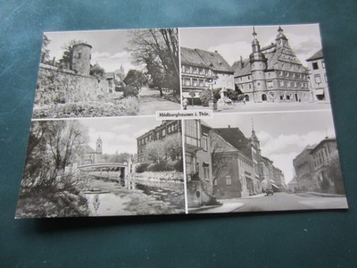 Postcard Hildburghausen 4 pictures