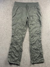 The North Face Womens XL Aphrodite Pants Pull On Drawstring Outdoor Hiking Green