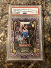 2024 Angel Reese Panini WNBA Prizm Monopoly Purple Millionaire RC 41/50 PSA 10