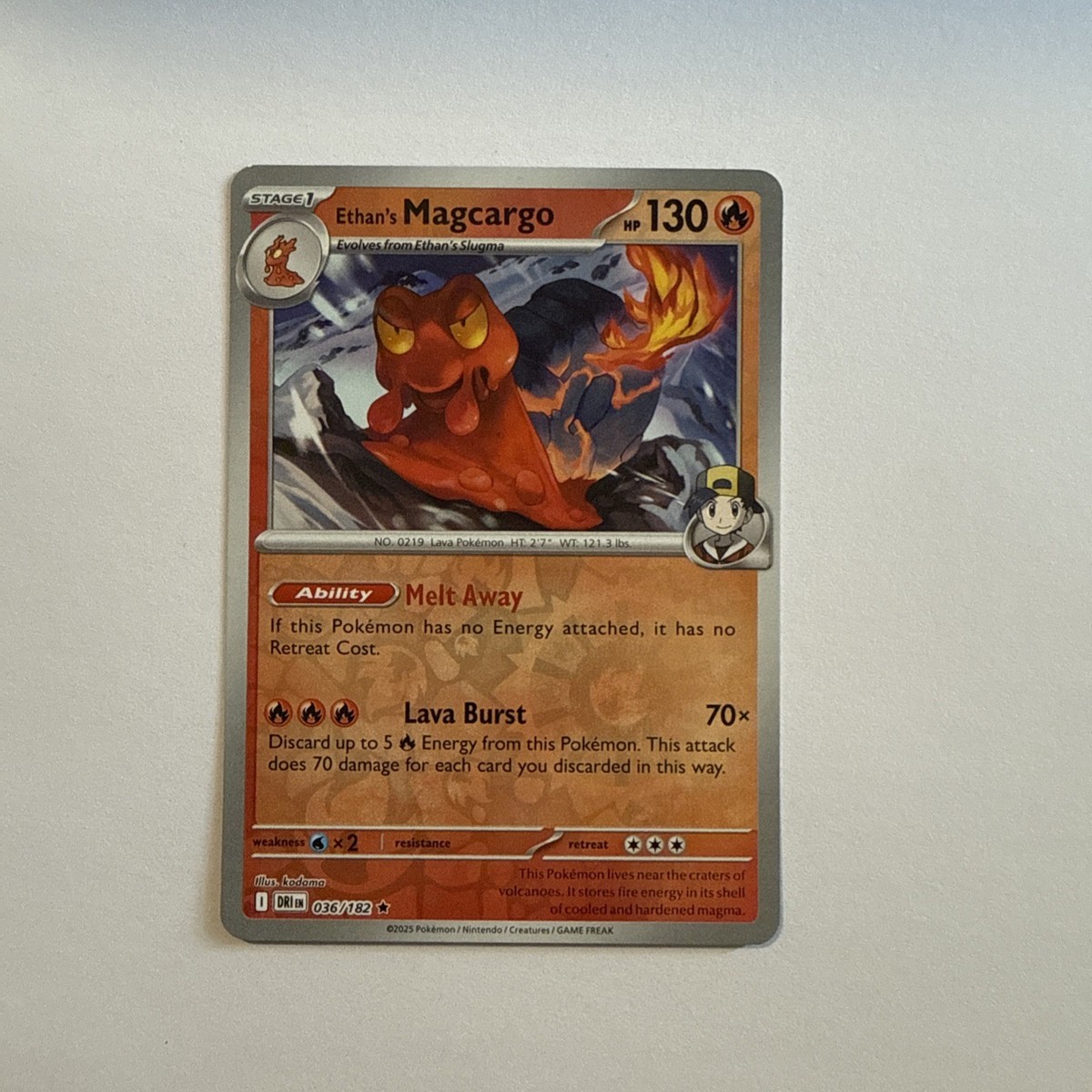 Ethan's Magcargo 036/182 Sv10: Destined Rivals Reverse Holo | eBay