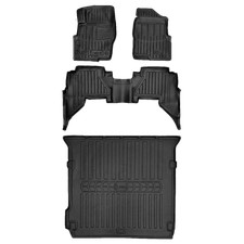 Gummi Fußmatten Kofferraumwanne für Nissan Pathfinder III R51 2010-2015