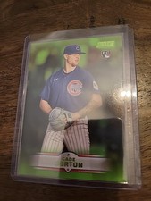 2025 Topps Stadium Club Lime Green Parallel Cade Horton RC Chicago Cubs #24