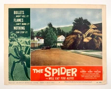 ORIGINAL 11x14 Lobby #2 ~ THE SPIDER ~ On the Rampage! Bert I Gordon AIP 1958