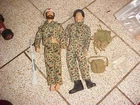 2 Vintage 12" GI JOE Figures w Clothing & Accessories Hasbro Toys