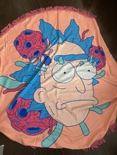 Rick and Morty Rick Throw Blanket SDCC 2024 A...
