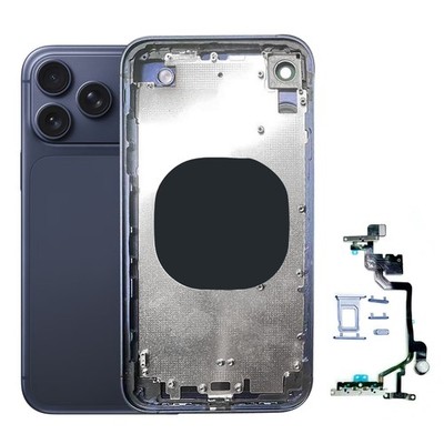 DIY Housing For iPhone XR to 17 Pro with Repair Tool Kit（Blue