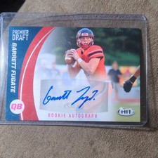 2017 SAGE Hit Premier Draft Rookie Autograph Garrett Fugate #A29 Football Card