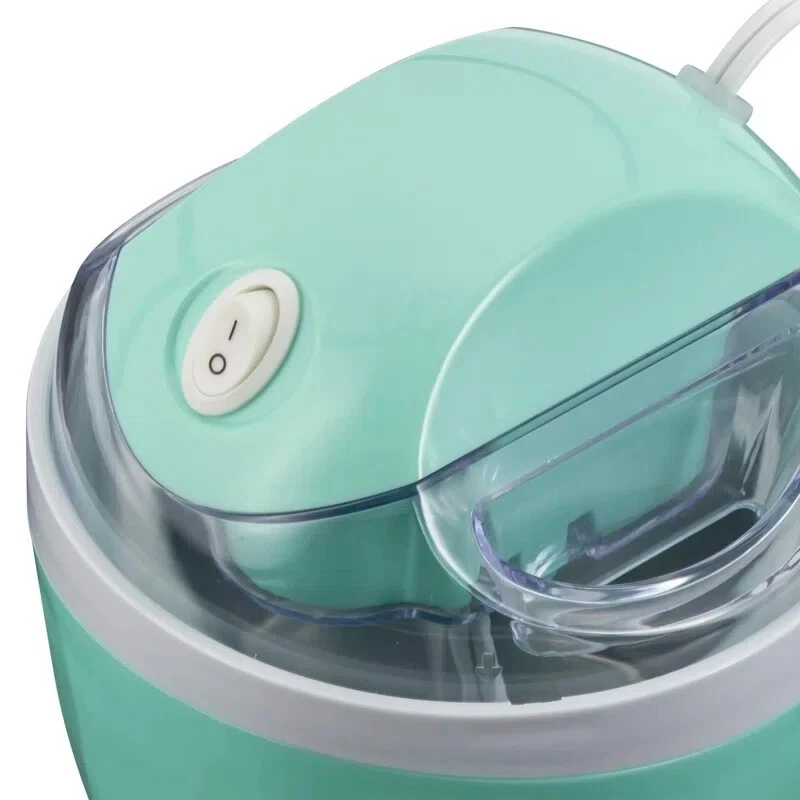 Eternal Living Ice Cream Maker 1 Qt Mint & Free Waffle Cone Maker
