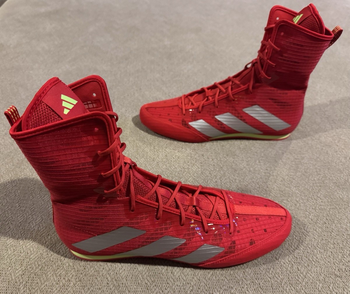 Adidas Box Hog 4 Boxing Shoes Red Mens Size 10.5 JP9846 | eBay