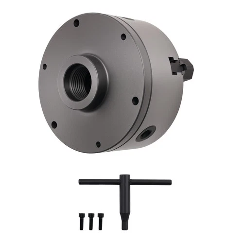 6in Self Centering 3-Jaw Lathe Chuck K11-160A 160mm Backing Plate Cast Iron