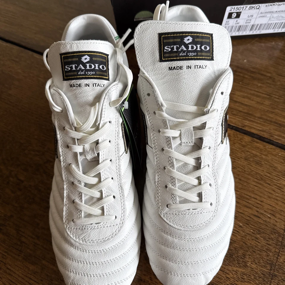 Botines de fútbol Lotto Stadio OG II FG - blancos, todos negros | talla 9 para hombre” Foto 4 de 4