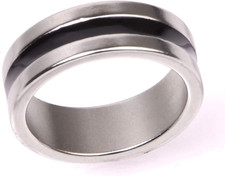 Magnetic Engraved PK Ring, 20Mm - Magician Accessory for Stage Magic Tricks