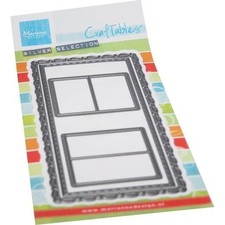 Marianne Designs Metal Cutting Dies Craftables Slimline Mini Windows CR1563