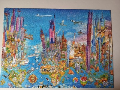 King Comic Crazy World 1.000 Teile Puzzle komplett Künstler Gerald Como