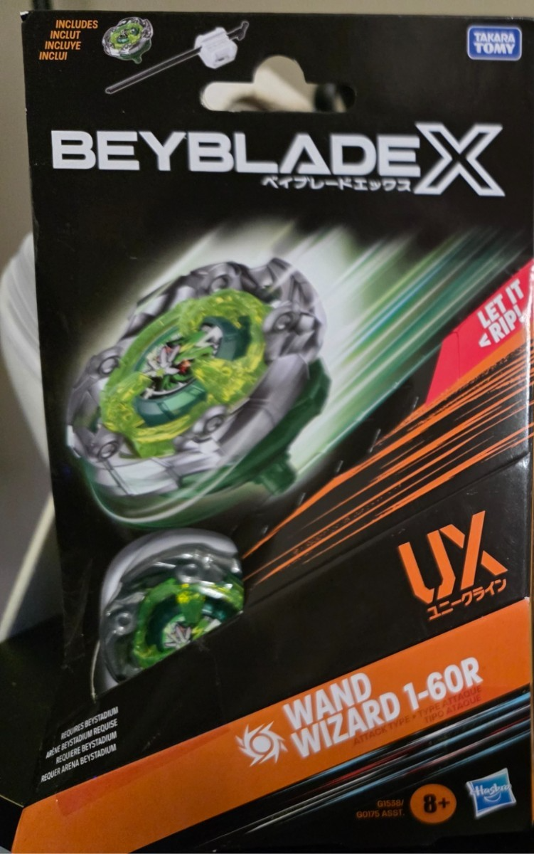 Wand Wizard 1-60R UX Beyblade X New in Box Fast Shipping USA