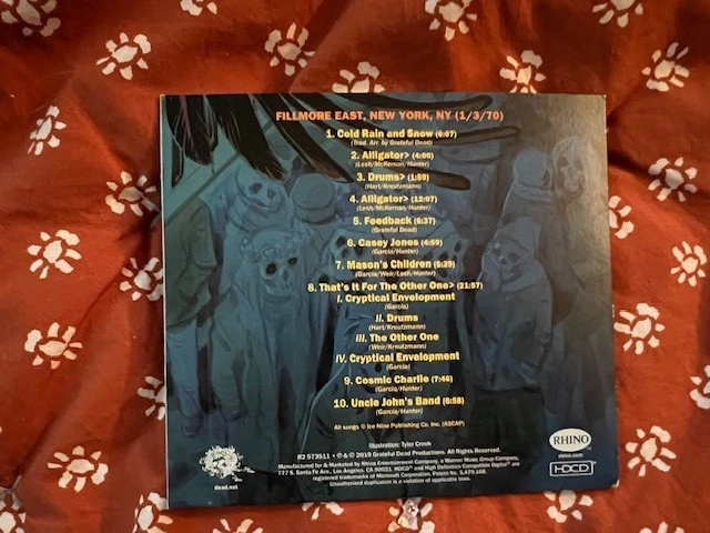 GRATEFUL DEAD Dave's Picks Vol 30 Fillmore East 1/2/1970 Bonus Disc 2019 Only! - Image 2 of 2