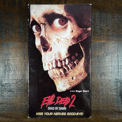 Evil Dead 2: Dead by Dawn (VHS, 1998) - W/ Merch Insert - USED