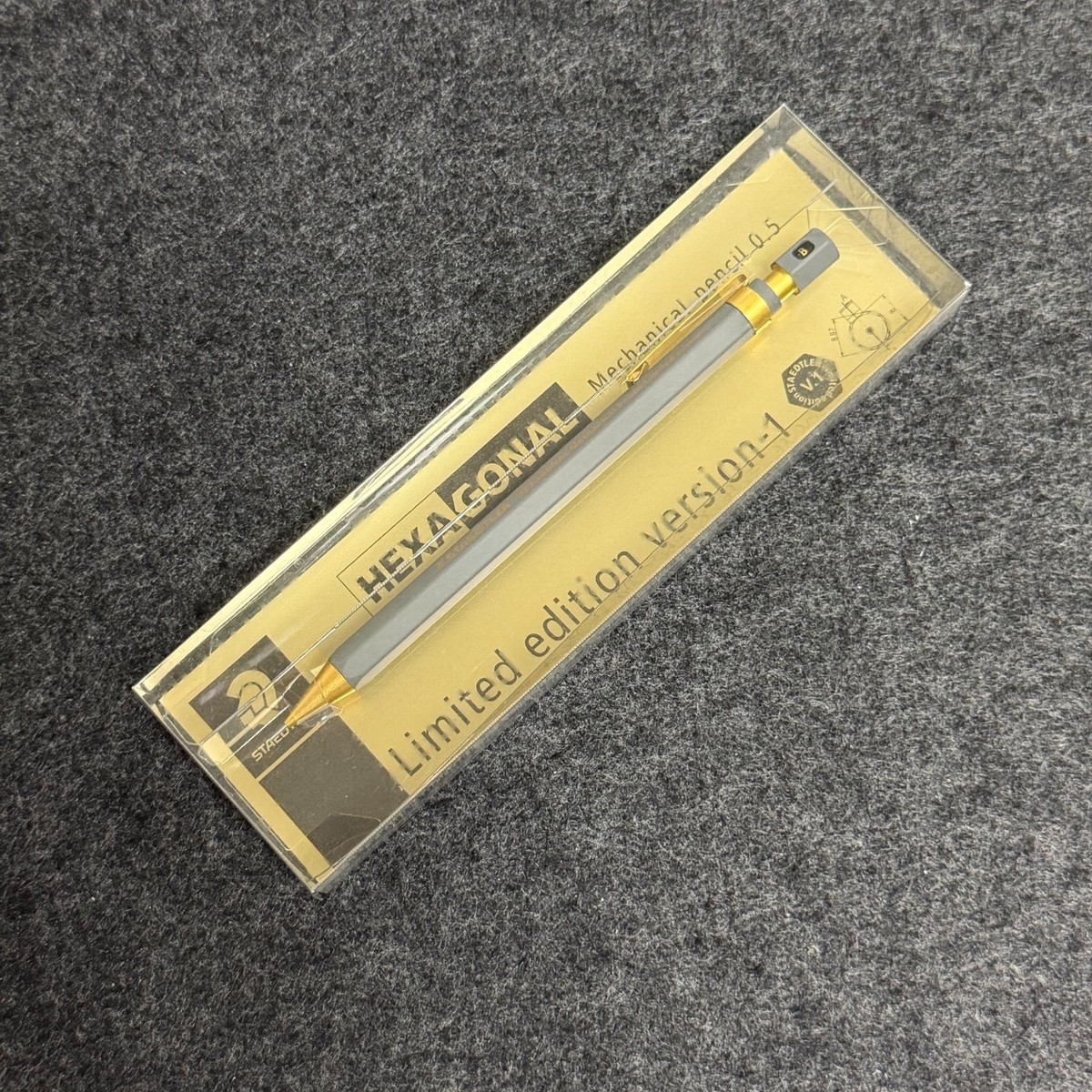 Staedtler Hexagonal Limited Edition Version 1 – Grey Gold Trim 925