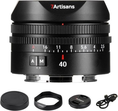 7artisans AF 40mm F2.5 AF Vollformatobjektiv für SONY E-Mount nur 90g