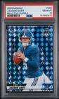 2025 Panini Mosaic Jaxson Dart REACTIVE PURPLE Prizm Rookie #362 PSA 10 GIANTS