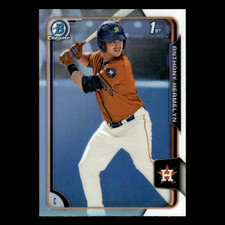 Anthony Hermelyn #29 2015 Bowman Chrome Draft Refractor Houston Astros Baseball