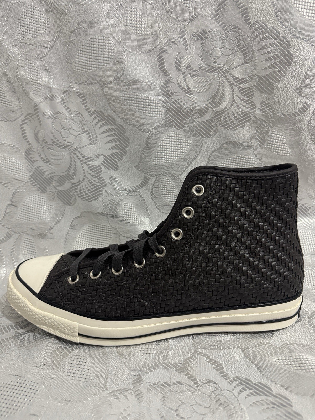 CONVERSE CHUCK 70 HI 11 WOVEN LEATHER DARK BROWN A19761C WEAPON CTAS ALL STAR image 4