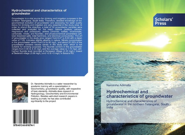 Narsimha Adimalla | Hydrochemical And Characteristics Of Groundwater | Buch-image