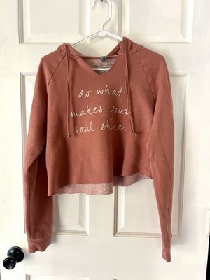 Picasso Jasper Cropped Women's Med. Long Sleeve Hoodie Yoga Fitness Inspired