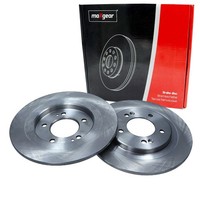 2X Maxgear Bremsschebeiben 284Mm Voll Hinten Passend FÜR Hyundai I30 KIA Cee'd