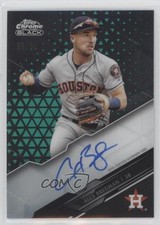 2020 Topps Chrome Black Green Refractor 8/99 Alex Bregman #CBA-BRG Auto 0dj0
