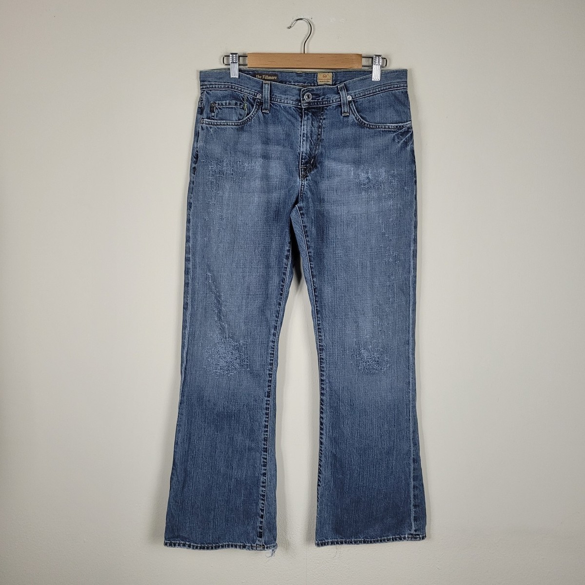 AG Adriano Goldschmied Jeans Mens 33x32 Blue Denim The