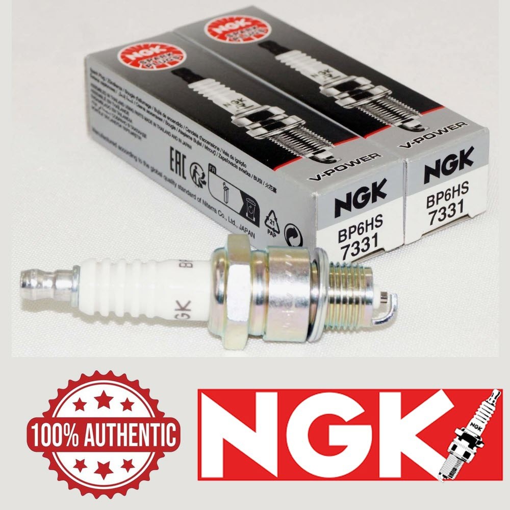 1976-1993 EZGO 2-cycle gas golf cart NGK Standard Spark Plug  BP6HS  7331  2