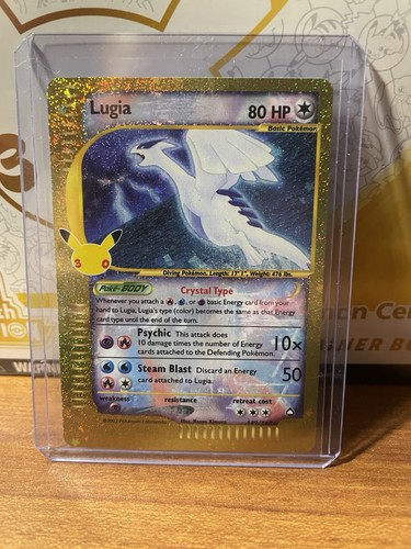 Pokémon TCG Lugia 149/147 130th Celebration Classic Collection Holo RAW NM RARE