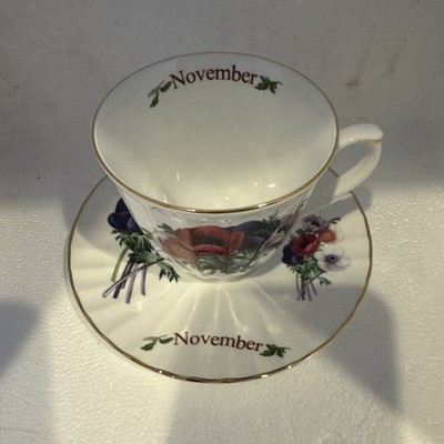 Formalities By Baum Bros November Tea Cup And Saucer