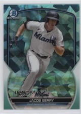 2023 Bowman Chrome Sapphire Edition Prospects Aqua 45/99 Jacob Berry 0v66