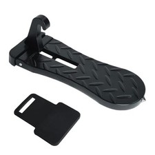 Car Door Step with Latch Protector, Extended Foldable Aluminum Alloy Car 1 pack