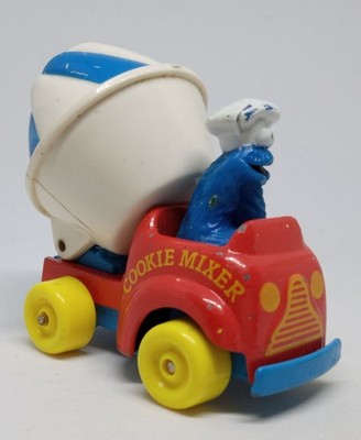 Vintage Playskool Sesame Street Cookie Mixer Loose Diecast 1:55 1982