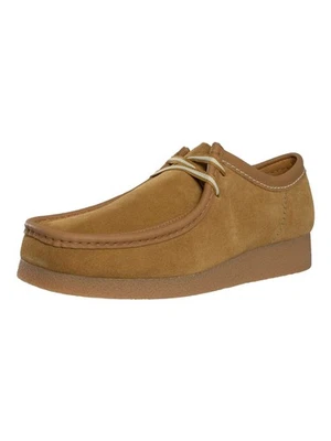 Clarks Pour des hommes Chaussures en daim Wallabee Evo, marron - Photo 1/4