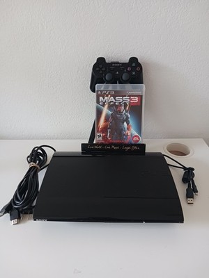Sony PlayStation 3 250GB PS3  Super Slim CECH-4001B + Mass Effect 3 Black Bundle