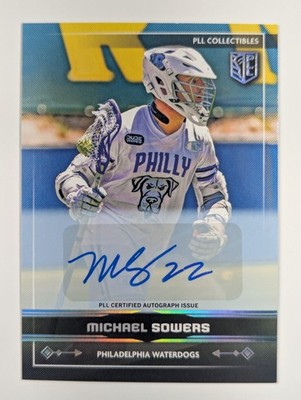 2024 Premier Lacrosse League PLL Fieldside #56 Michael Sowers Auto QTY
