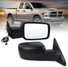 Right Passenger Side Door Mirror Compatible with 2014-2018 Ram 1500 2500/2019-20