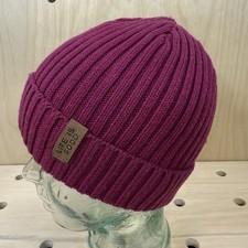 Life Is Good Fuchsia Pink Ribbed Beanie Winter Hat Ski Snow Adventure