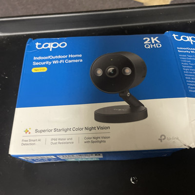 TP-Link Tapo 2K QHD Security Camera, Indoor/Outdoor Home Security Wi-Fi Camera