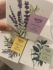 Sprig By Kohler Scented Candles 3 Pack In Sleep, Relax And Shield Brand New Box