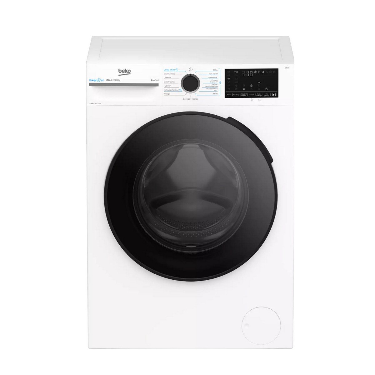 Lave-linge hublot Beko 8kg idéal pour espacer les corvées de linge en semaine