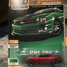 CHASE Auto world 2011 Chev/Camaro RS/SS Red 1:64 Modern Muscle Limited Edition