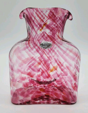 Blenko SPECIAL EDITION  1st Quality Signed Passion Fruit 384 Water Bottle 