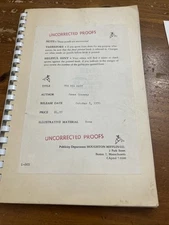 New Orleans Thriller—THE BIG EASY—James Conaway—1970 Uncorrected Proof